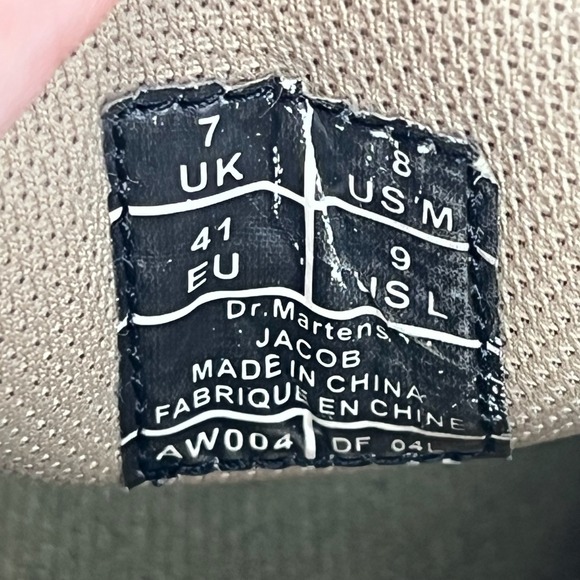 Dr Martens Jacob Men Dark Brown Slip On Driver Leather Loafers Y2K Shoe-8M/9W-G4 - Picture 4 of 9